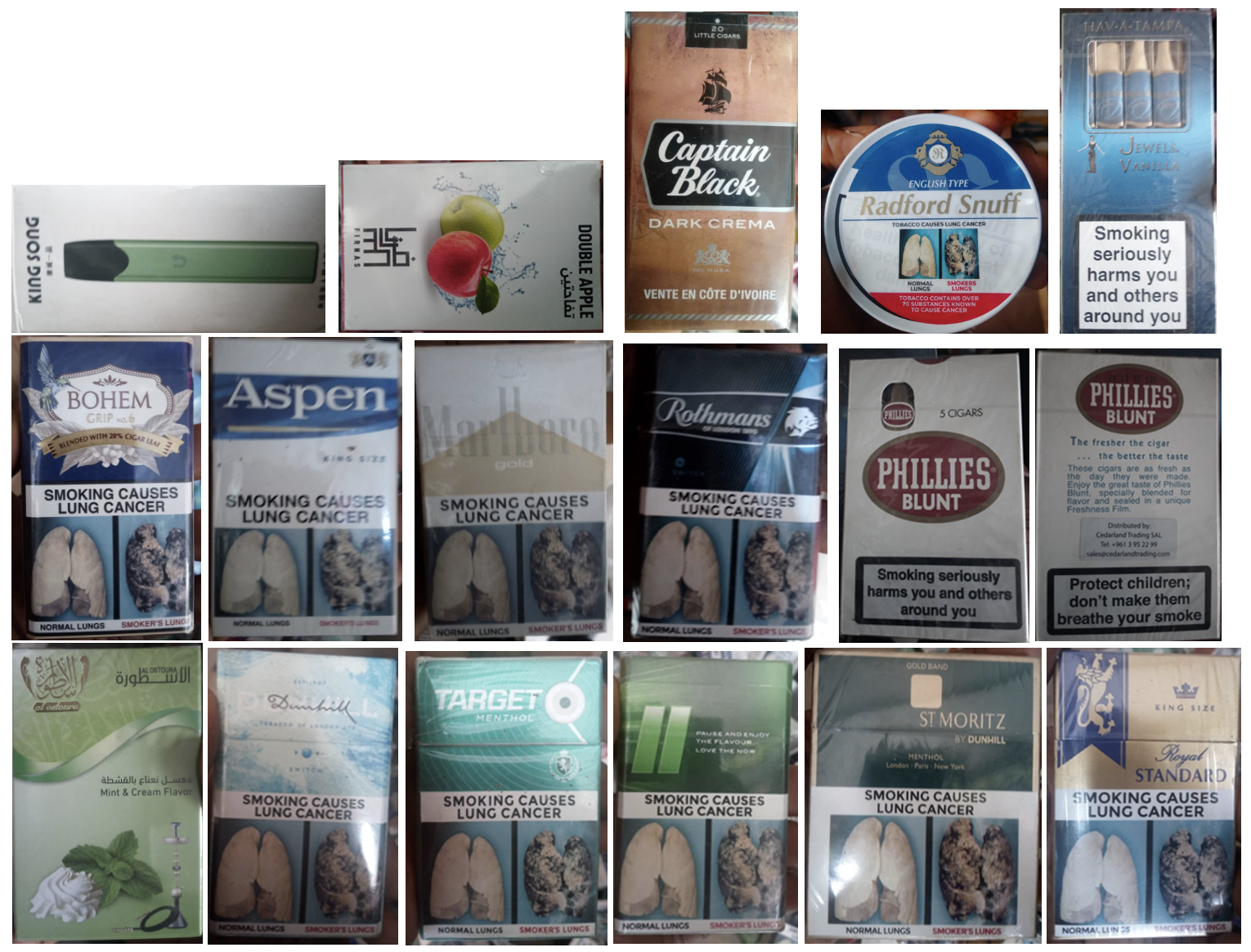 list of cigarette brands in nigeria Are Tobacco Companies in Nigeria Complying With Health Warning Label  Regulations on Cigarettes and Other Tobacco Products? - Article (Preprint  v2) by Afolabi Oyapero et al